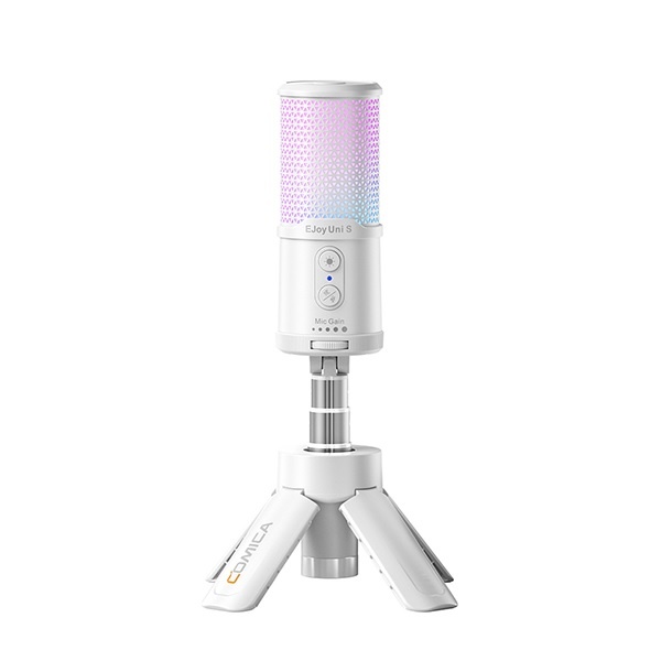 Comica EJoy Uni S RGB Cardioid Condenser USB Microphone ( màu trắng)