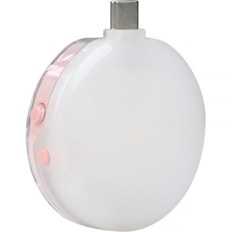 Nanlite cookie USB-C Mini Round LED (Coral Pink) - bảo hành 2 năm