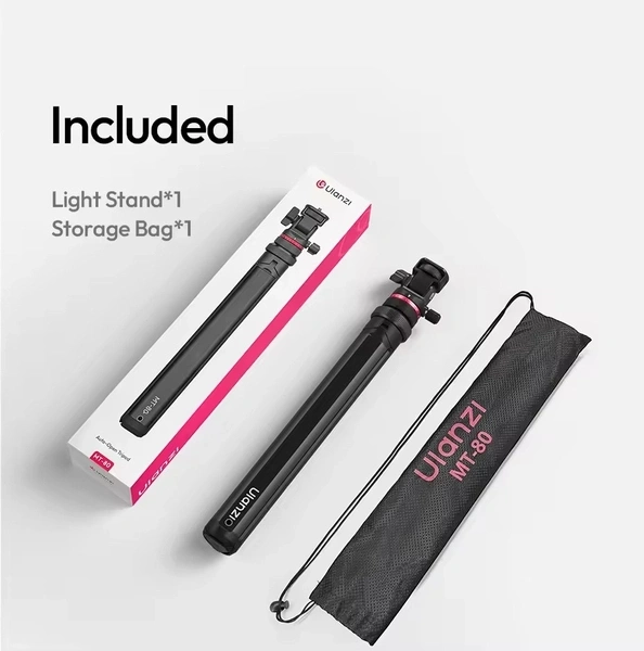 Ulanzi MT80 - Chân đèn, máy tự động mở Auto-Open xoay 360 độ tải 5kg chính hãng