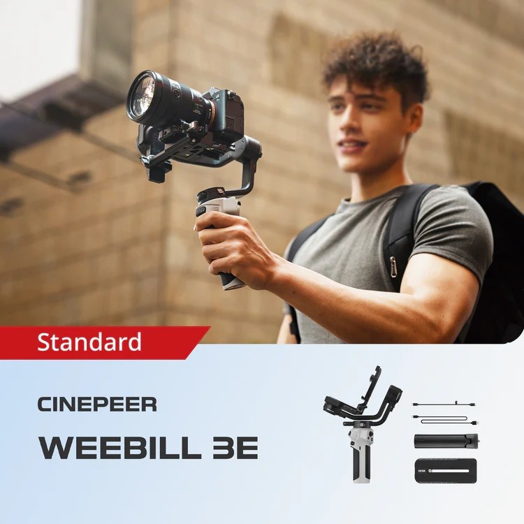 Zhiyun - Cinepeer Weebill 3E - Tay Cầm Chống Rung Máy Ảnh Tải Trọng 3kg