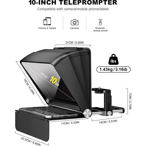 Máy nhắc chữ LENSGO TC7II Camera Kit - bảo hành chính hãng