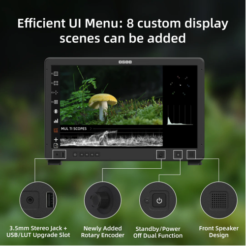 OSEE Mega 22S 21.5'' 1500 nits Brightness Camera Field Monitor