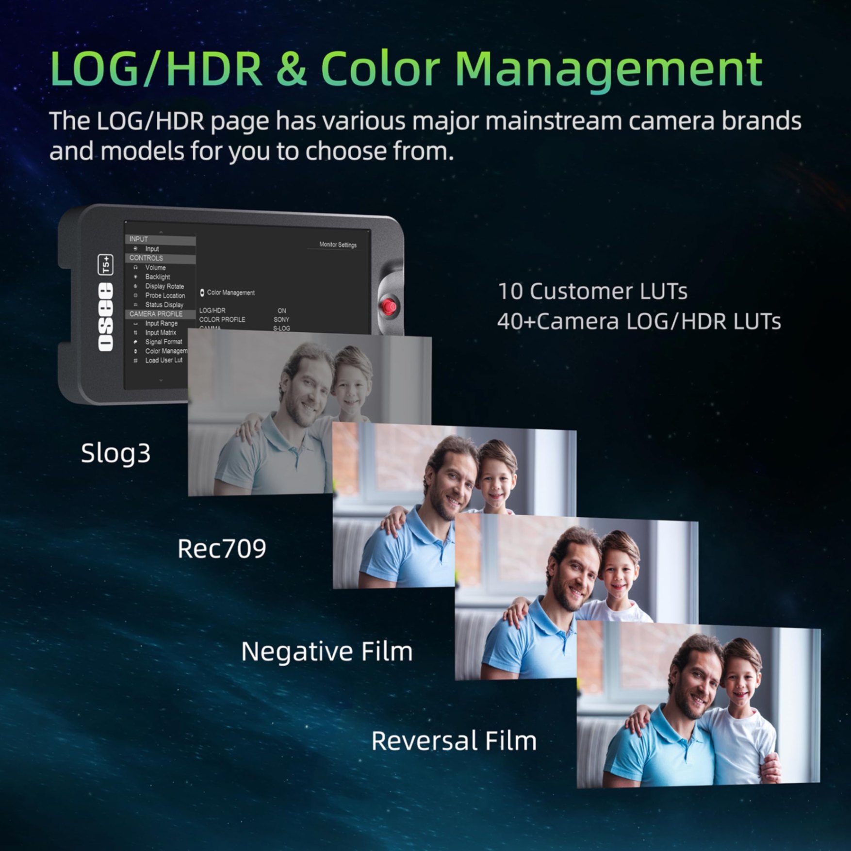 OSEE T5+ 5.5" 1000nits HDR Video Field Monitor