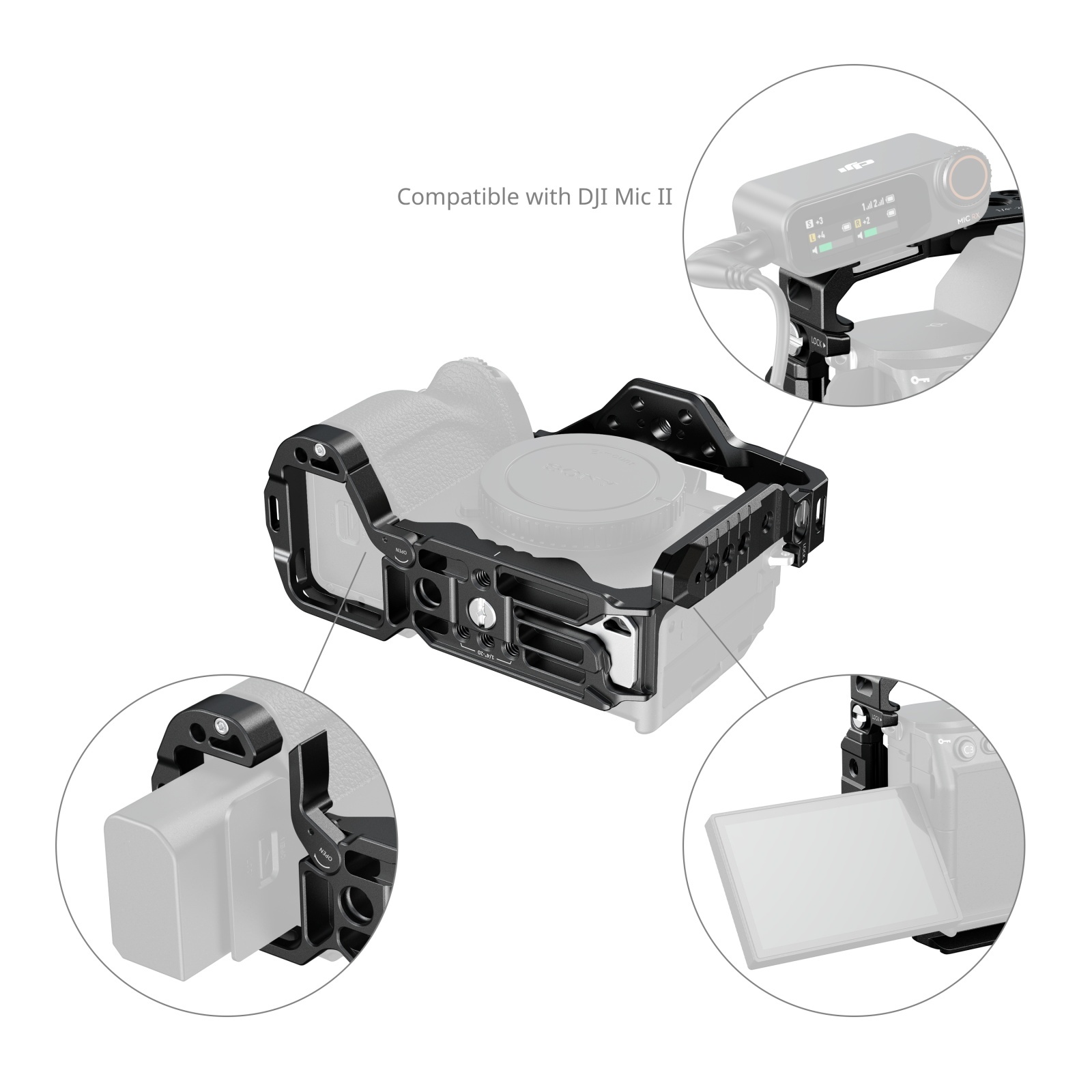 Khung SMALLRIG Camera Cage for Selected Sony Cameras 3667C