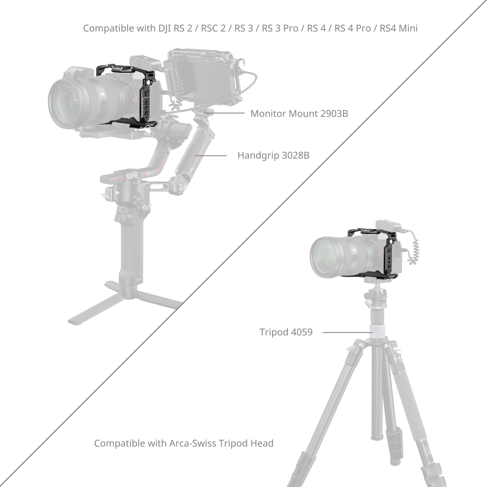 Khung SMALLRIG Camera Cage for Selected Sony Cameras 3667C