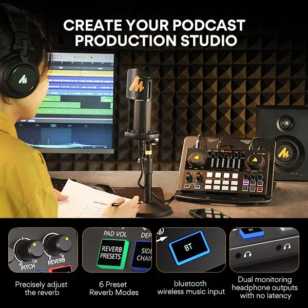 Maonocaster E2 Audio Mixer & Interface ( Maono E2 Gen2)