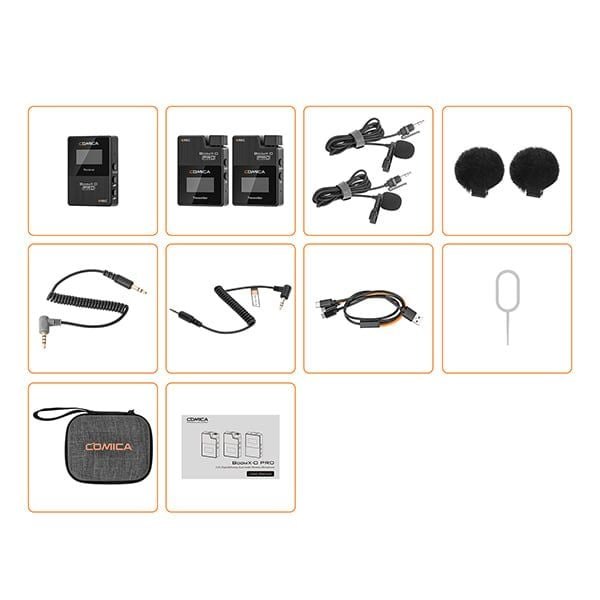 Comica BoomX-D Pro D2 Bộ mic thu âm không dây