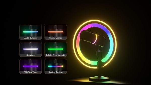COMICA EJoy D10(D) – Micro RGB Dynamic USB Gaming, Lọc Tạp Âm Có Chân Để Bàn, Cổng XLR/USB-C
