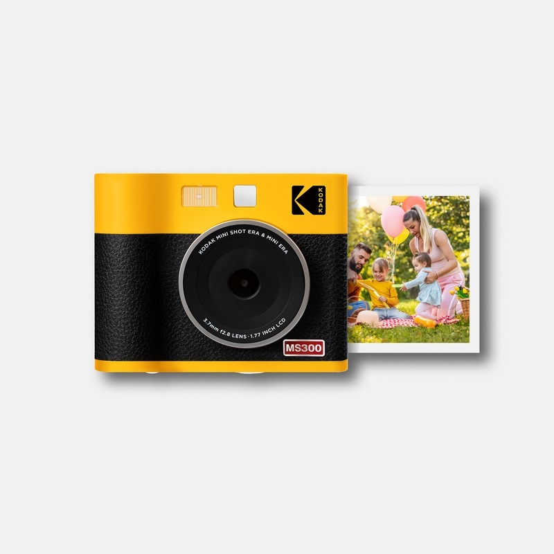Kodak Instant Cam Mini 3 ERA MS300 - Yellow Black/Black