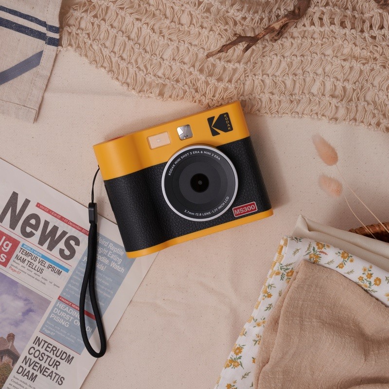 Kodak Instant Cam Mini 3 ERA MS300 - Yellow Black/Black