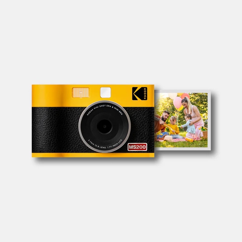 Kodak Instant Cam Mini 2 ERA MS200 - Yellow Black/Black