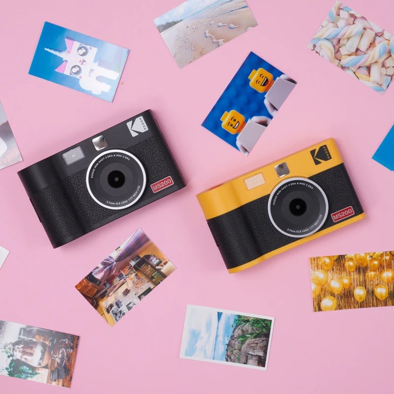 Kodak Instant Cam Mini 2 ERA MS200 - Yellow Black/Black