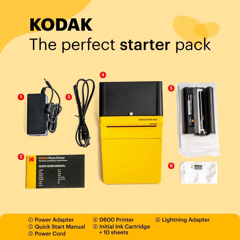Kodak Printer ERA D600 - Yellow/Black