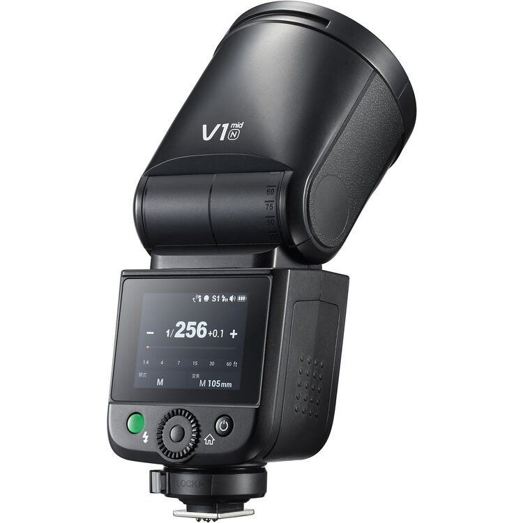 Đèn Flash đầu tròn Godox - Godox V1 mid C/N/S/F/O