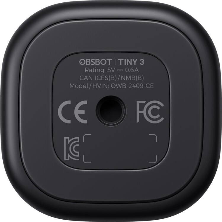 OBSBOT Tiny 3 AI-Powered PTZ 4K Webcam - bảo hành chính hãng 12 tháng