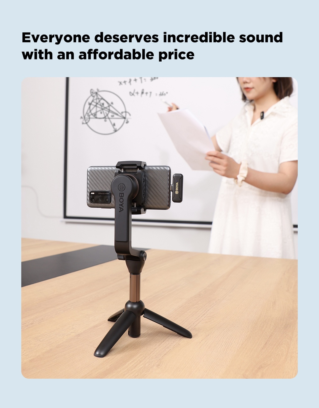 BOYA BY-WM3T2-U2 - Mic thu âm không dây 2.4GHz mini dành cho Android