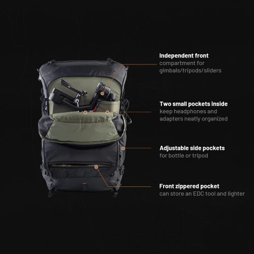 Balo Máy Ảnh PGYTECH OnePro Focux Backpack 25L (Space Black)