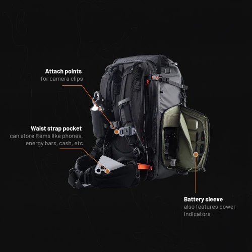 Balo Máy Ảnh PGYTECH OnePro Focux Backpack 25L (Space Black)