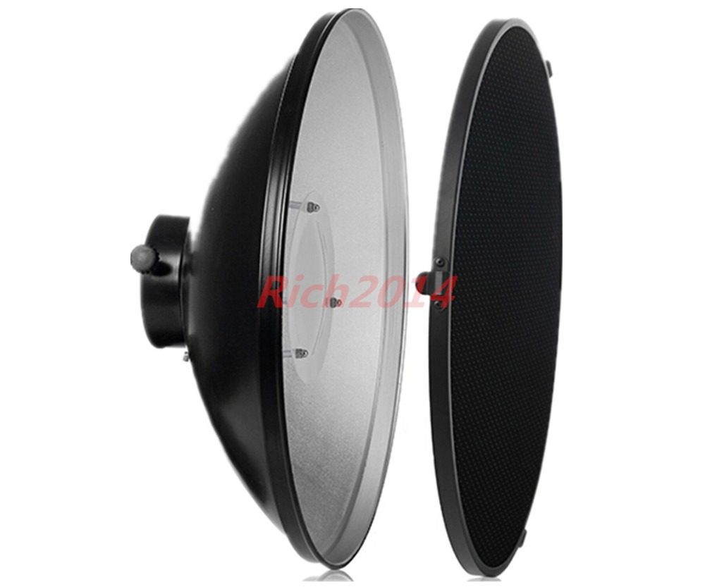 Beauty dish honeycomb Φ42cm (silver)-Chóa+ lưới Tổ ong Φ42cm