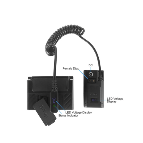 Bộ chuyển đổi pin giả ZITAY Dummy D-Tap sang NPF/L-Series (DT52)