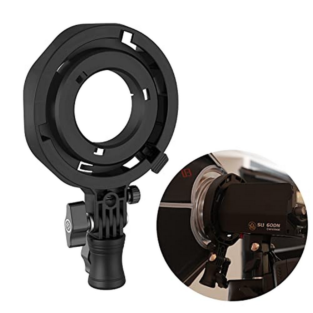Bộ gá chuyển đổi phụ kiện TOLIFO Ngàm Mini S → Ngàm Bowens For PL100, PL200