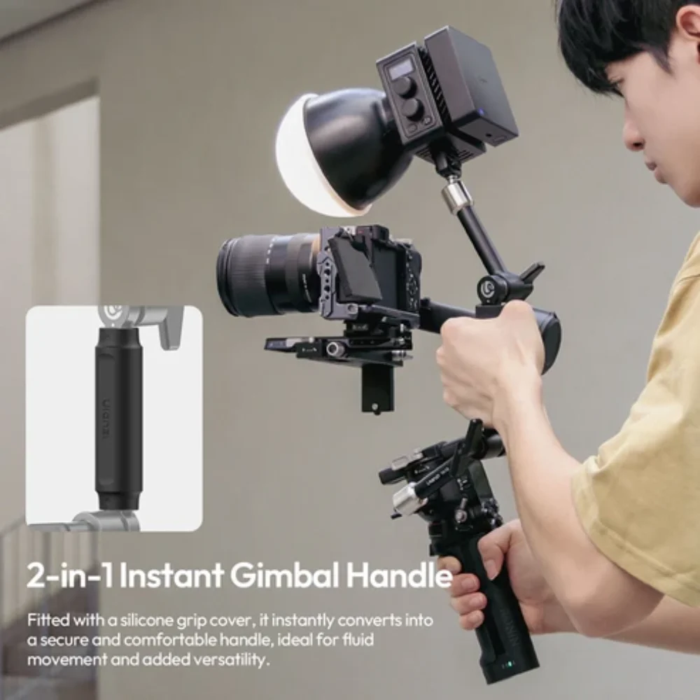 Cánh tay khớp nối Ulanzi TA10 gắn cho đèn màn hình DSLR, phụ kiện máy ảnh Chính Hãng