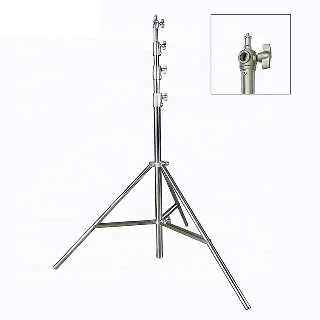 Chân Đèn Inox N388S Pro, cao 4 mét