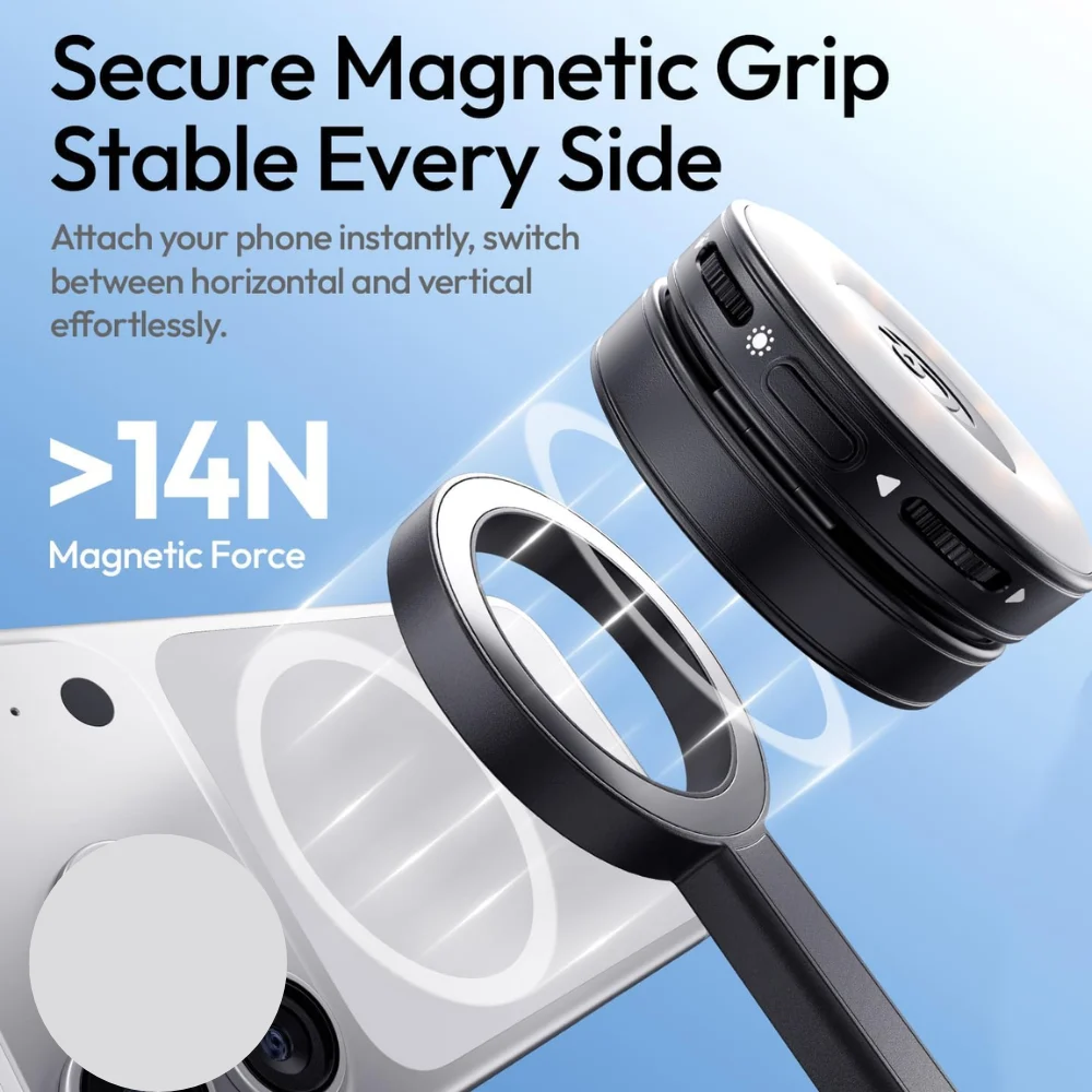 Chân Tripod Magsafe Auto-Open Ulanzi SK-21 Cho Điện Thoại, Cao 180cm, Có Remote Chụp Ảnh Chính Hãng