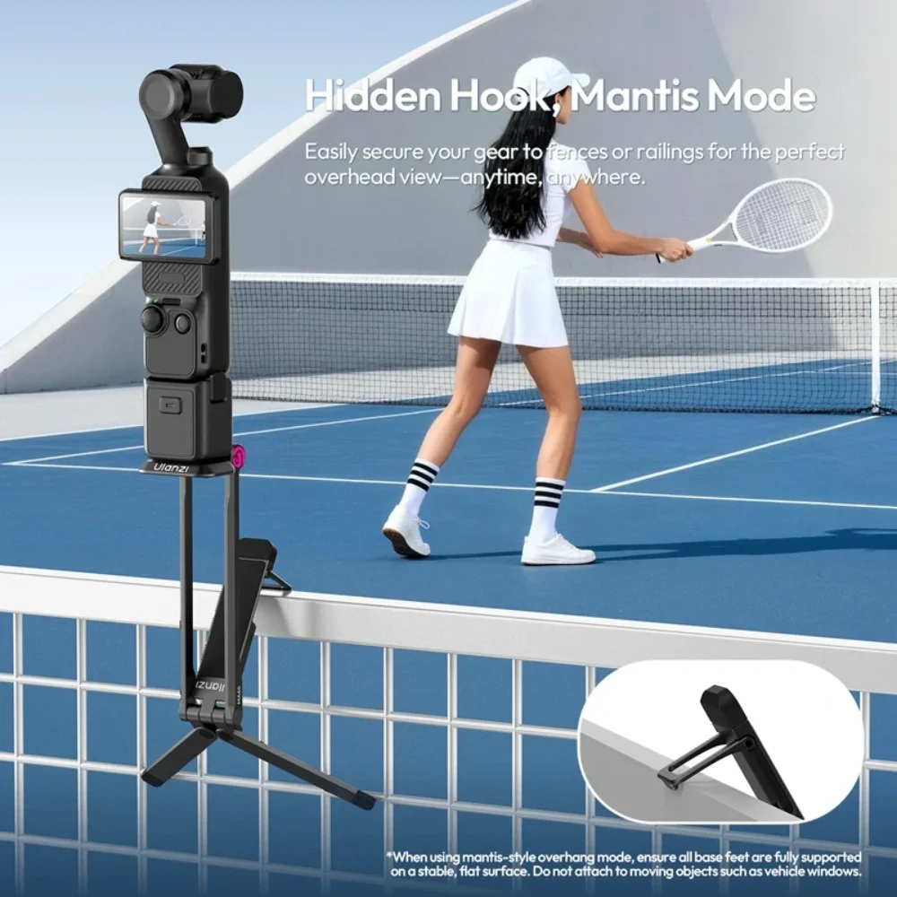 Chân Tripod Nam Châm Ulanzi MA66 Tháo Lắp Nhanh Cho Pocket 4 / Pocket 3 Chính Hãng