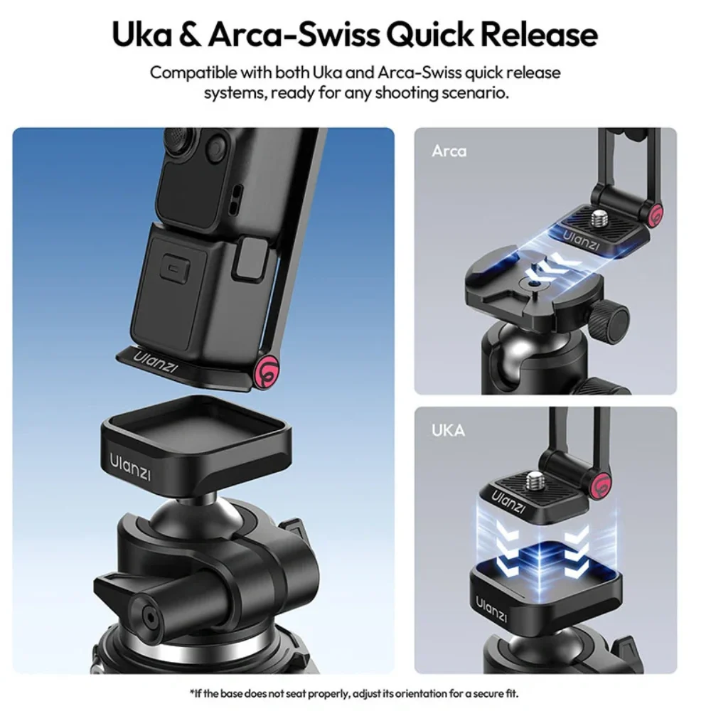 Chân Tripod Nam Châm Ulanzi MA66 Tháo Lắp Nhanh Cho Pocket 4 / Pocket 3 Chính Hãng