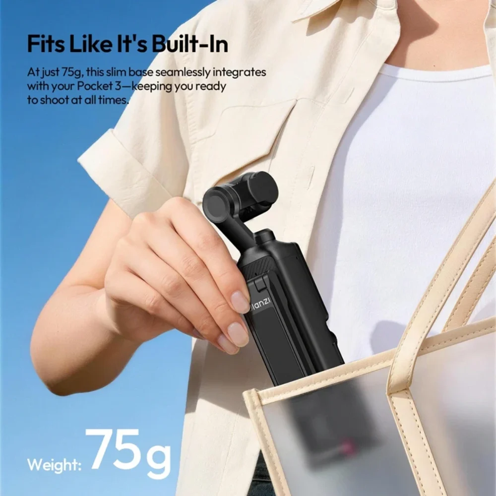 Chân Tripod Nam Châm Ulanzi MA66 Tháo Lắp Nhanh Cho Pocket 4 / Pocket 3 Chính Hãng