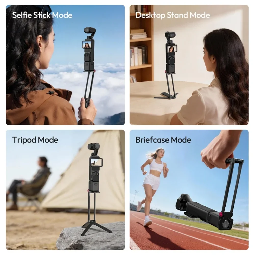 Chân Tripod Nam Châm Ulanzi MA66 Tháo Lắp Nhanh Cho Pocket 4 / Pocket 3 Chính Hãng