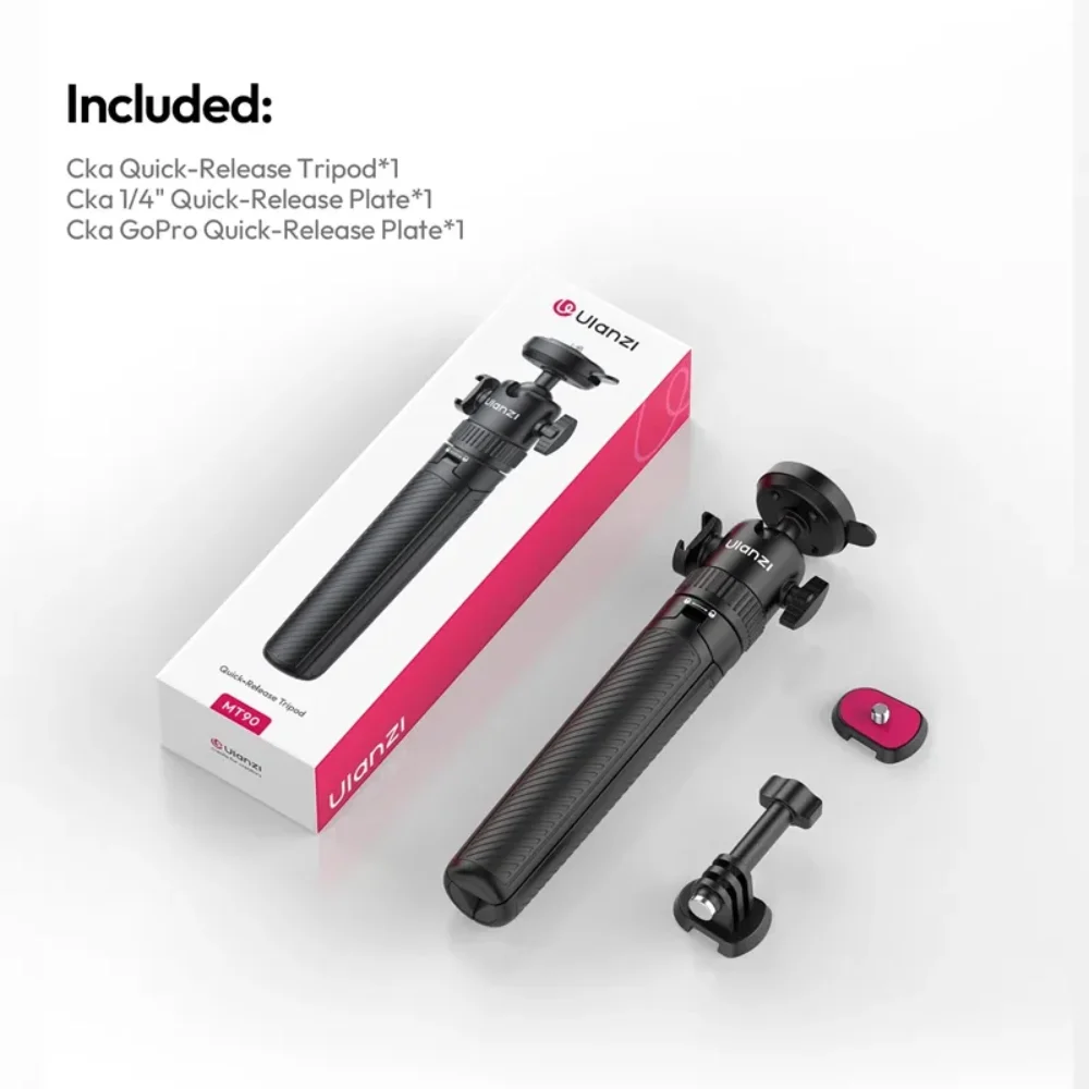 Chân Tripod Uka Quick Release Ulanzi MT90 Dành Cho GoPro Hero, Insta360, DJI Osmo Chính Hãng