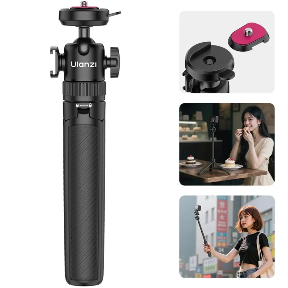Chân Tripod Uka Quick Release Ulanzi MT90 Dành Cho GoPro Hero, Insta360, DJI Osmo Chính Hãng