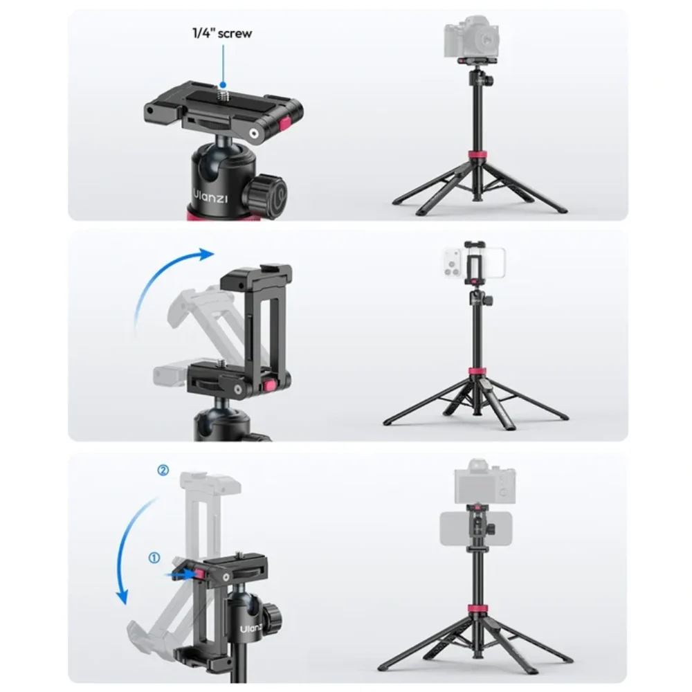 Chân Tripod Ulanzi MT-44B Dành Cho Điện Thoại, Máy Ảnh Chính Hãng