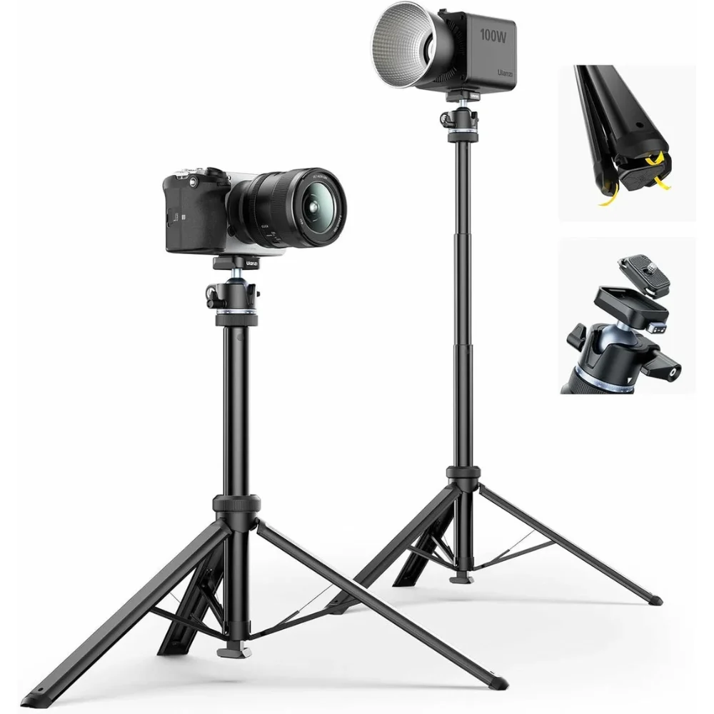 Chân Tripod tự động Ulanzi MT93 khóa nhanh UKA cho máy ảnh, điện thoại Chính Hãng