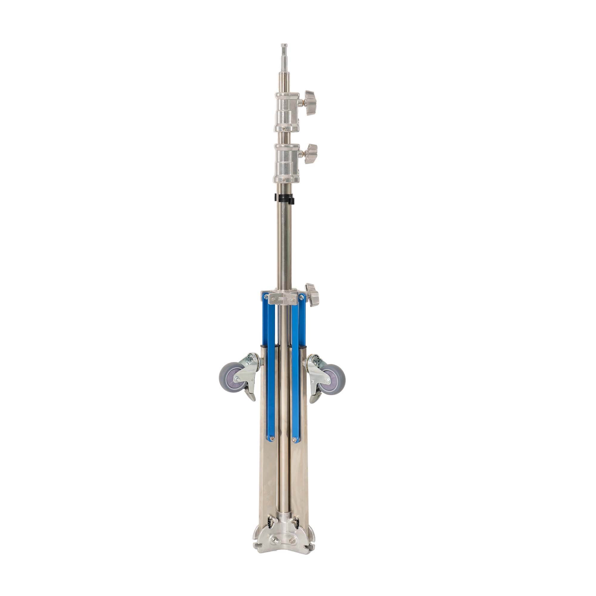 Chân đèn INOX bánh xe MD120 plus cao 3m05