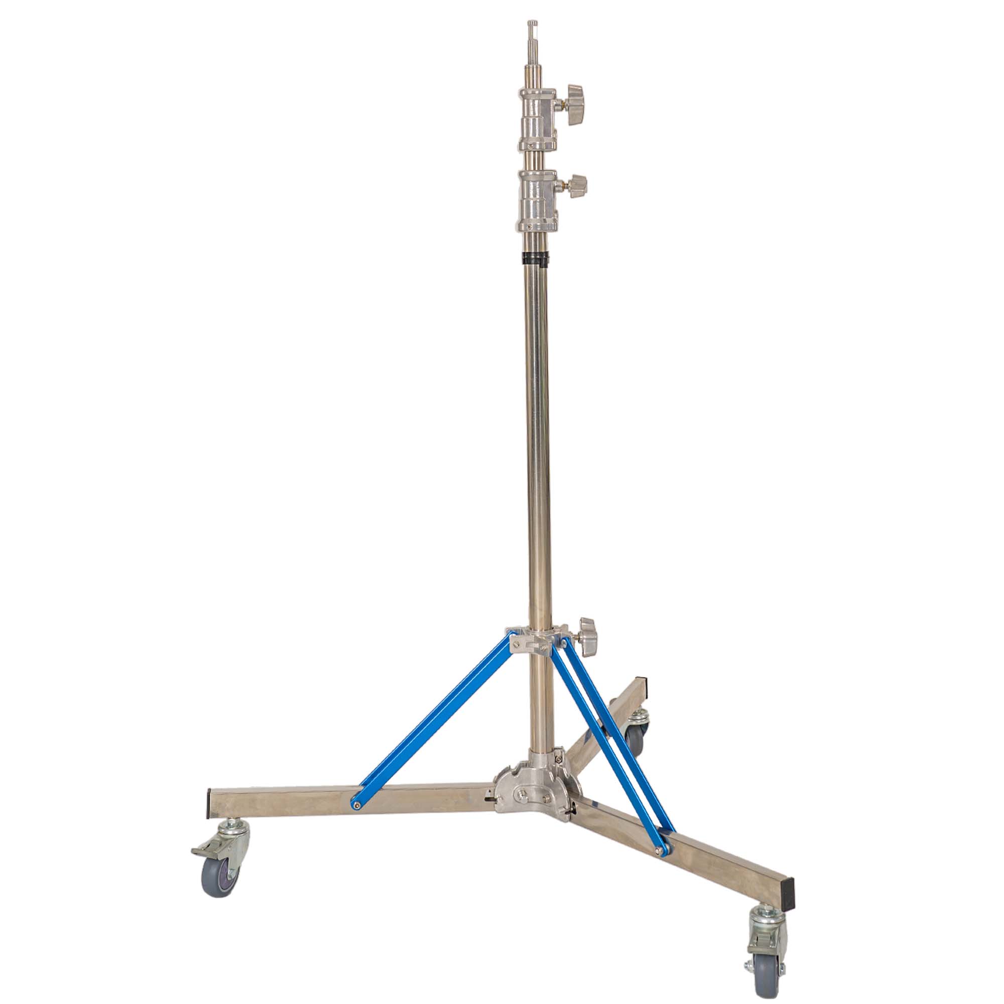 Chân đèn INOX bánh xe MD120 plus cao 3m05
