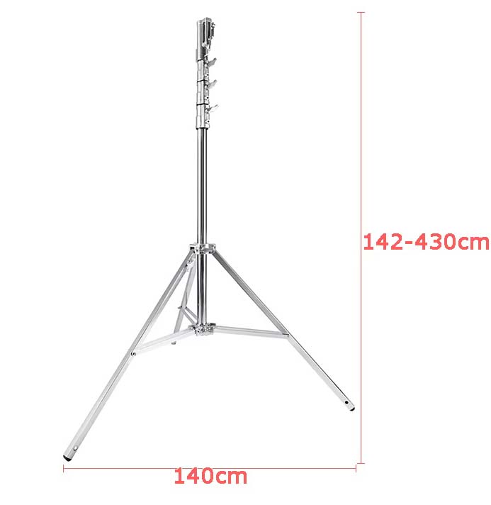 Chân đèn Inox Heavy Duty 543M cao 430cm chịu tải 40Kg