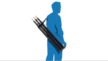 Chân đèn KUPO 080AC MIDI CLICK STAND with Air Cushion