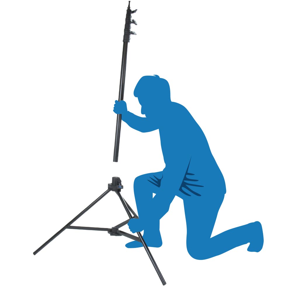 Chân đèn KUPO 12 Feet Grant Snap Stand