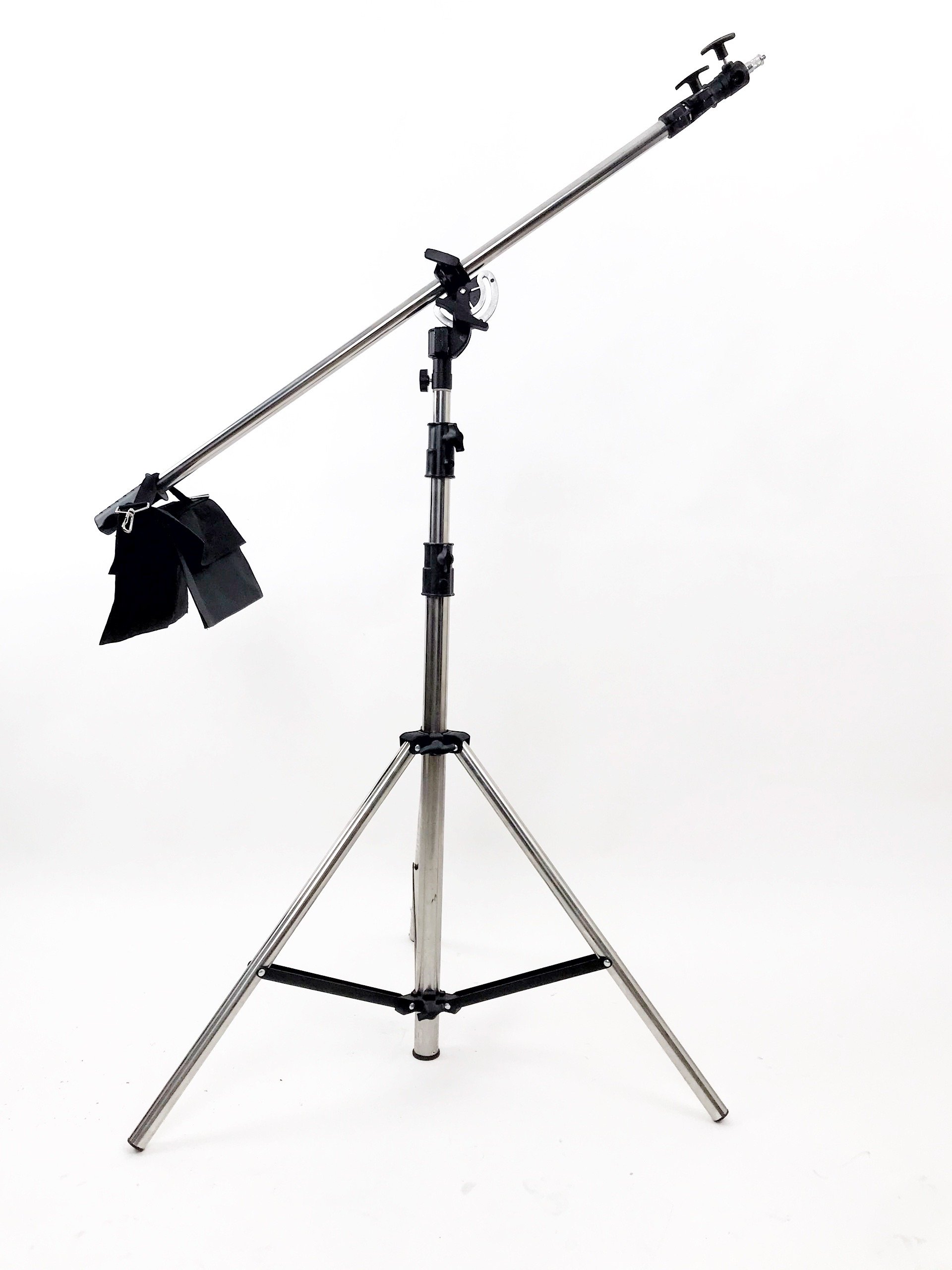 Chân đèn boom set 2in1 Inox