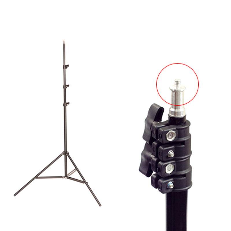 Chân đèn nhỏ cao 2m đầu ốc 1.4