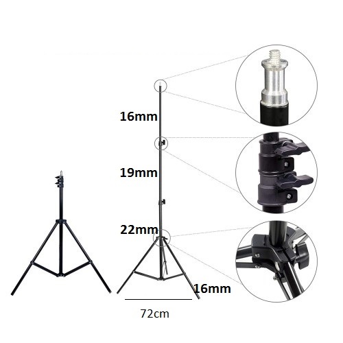 Chân đèn quay phim , chụp ảnh MD200F