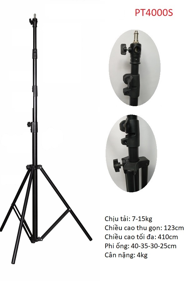 Chân đèn quay phim , chụp ảnh PT4000S