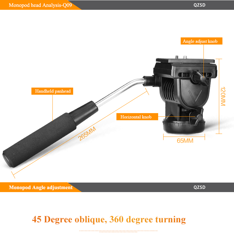 Chân máy ảnh Camera Beike Q159 Chính Hãng