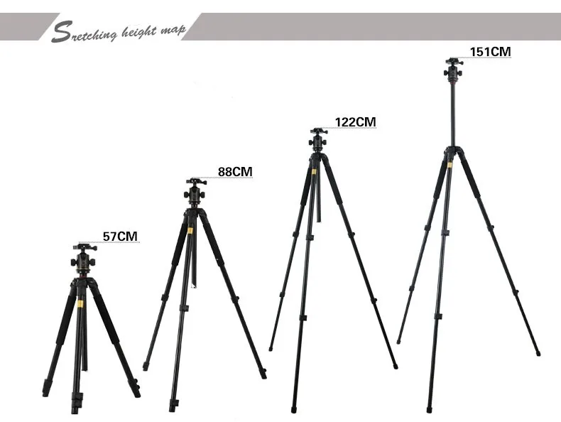 Chân máy ảnh chuyên nghiệp Tripod Beike QZSD – Q360