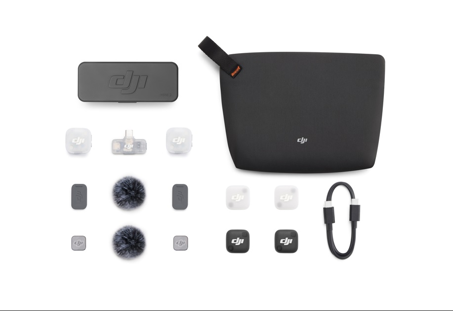 DJI Mic Mini 2 (2 TX + 1 Mobile RX + Charging Case) - bảo hành chính hãng 12 tháng