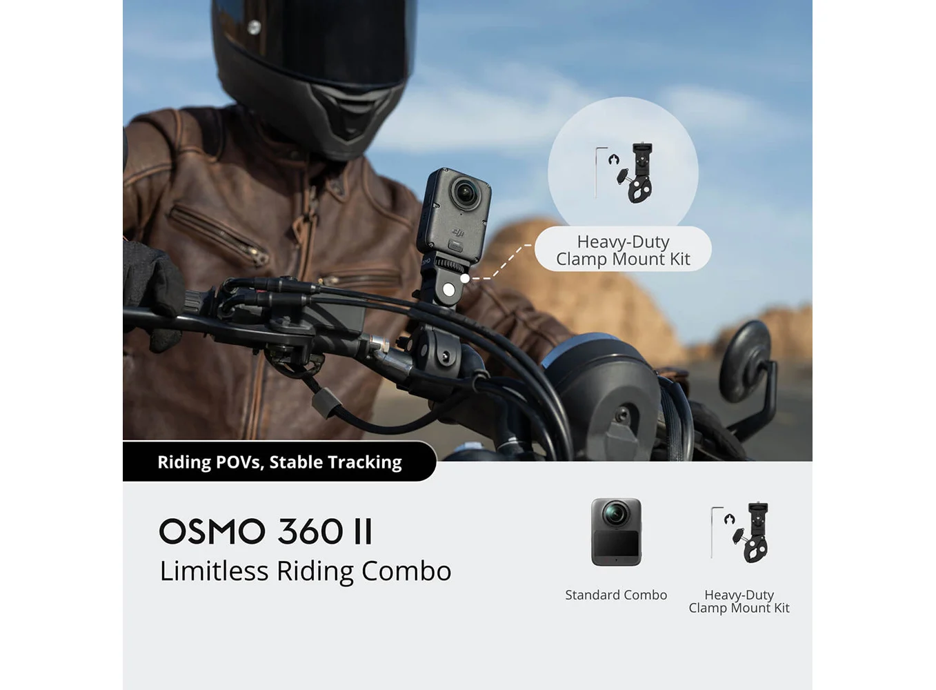 DJI Osmo 360 II Limitless Riding Combo