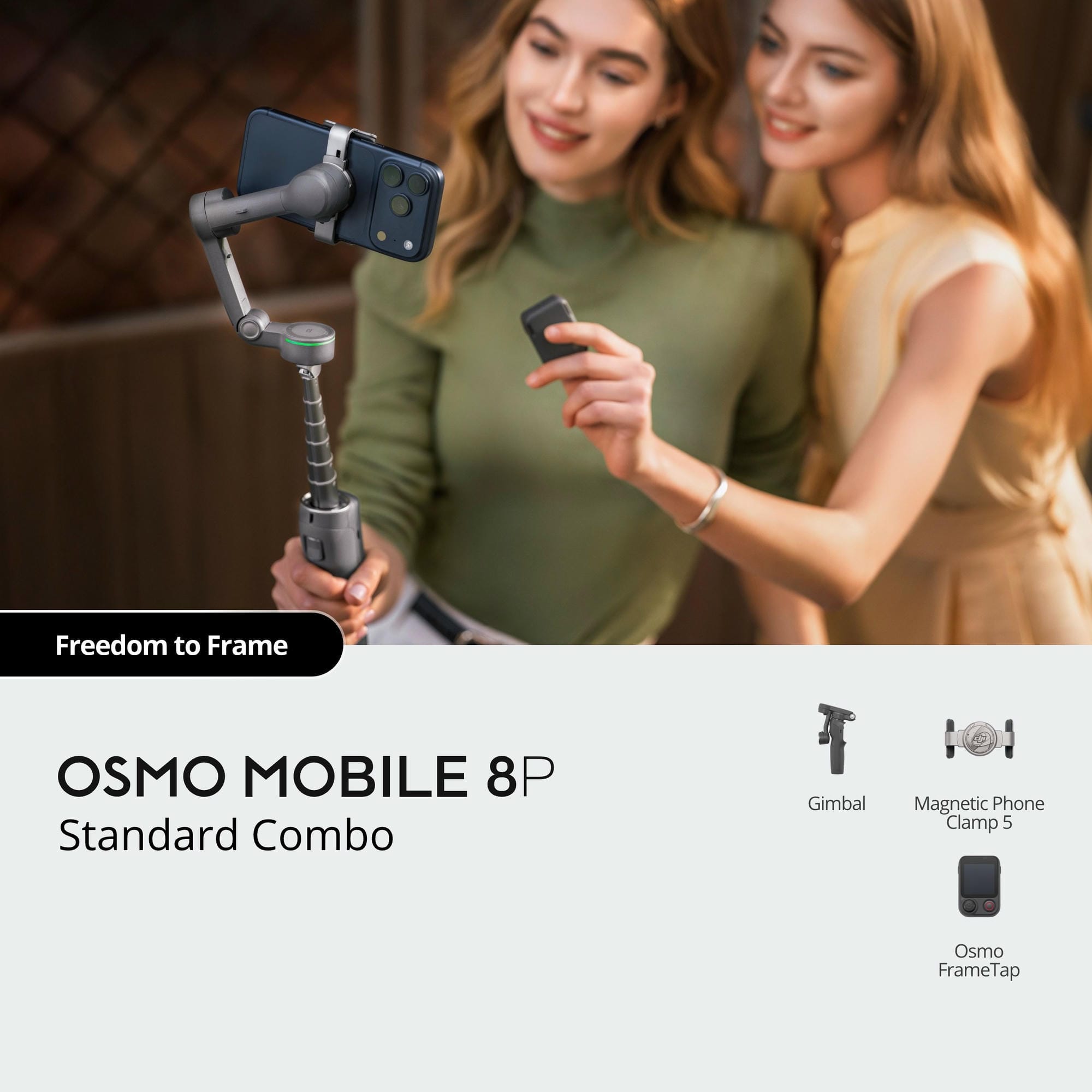 DJI Osmo Mobile 8P Standard Combo - Bảo hành chính hãng